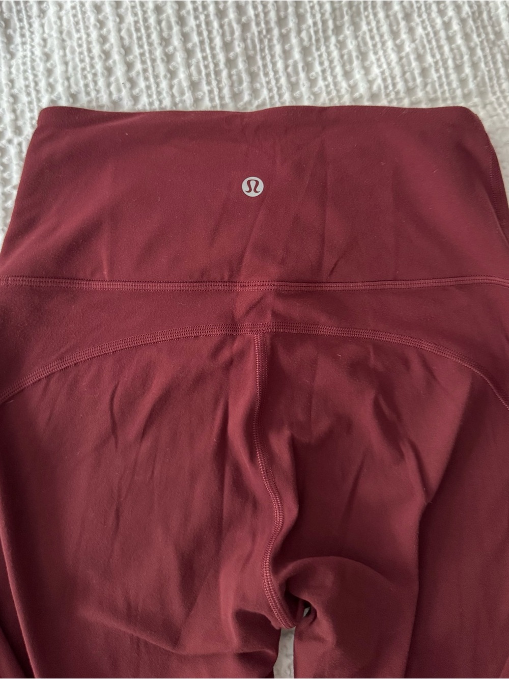 lululemon athletica Groove Pant Flare Super High Rise Size 4 Burgandy - Picture 7 of 8
